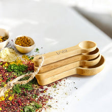 Load image into Gallery viewer, Bamboo Teaspoon Measuring Set