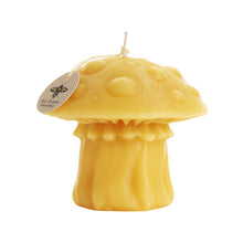 Load image into Gallery viewer, MUSHROOM CANDLE – 100% PURE BEESWAX