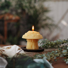 Load image into Gallery viewer, MUSHROOM CANDLE – 100% PURE BEESWAX