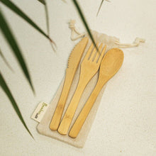Load image into Gallery viewer, BAMBOO CUTLERY / KIDS