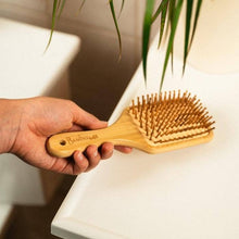 Load image into Gallery viewer, BAMBOO PADDLE HAIRBRUSH