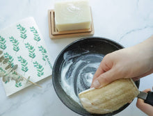 Load image into Gallery viewer, ECO SPONGE / DOUBLE SIDED / WITH SCRUBBER