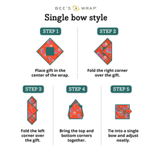 Load image into Gallery viewer, REUSABLE GIFT WRAP - 4 PACK