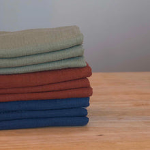 Load image into Gallery viewer, ORGANIC COTTON MUSLIN WASHCLOTHS / KITCHEN CLOTH / HANKIE