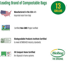 Load image into Gallery viewer, TALL KITCHEN COMPOSTABLE TRASH BAGS