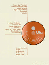 Load image into Gallery viewer, UTU HYDRATING FACE & LIP SPF50 Ceramide NP Snow Mushroom & Vit E