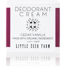 Load image into Gallery viewer, ORGANIC DEODORANT CREAM / REFILLABLE