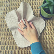 Load image into Gallery viewer, ORGANIC COTTON MUSLIN WASHCLOTHS / KITCHEN CLOTH / HANKIE