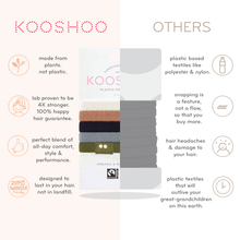 Load image into Gallery viewer, FLAT HAIR TIES / KOOSHOO