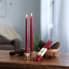 Load image into Gallery viewer, TAPER CANDLES – 100% PURE BEESWAX HANDCRAFTED / ASSORTED COLORS