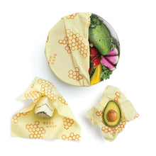 Load image into Gallery viewer, REUSABLE FOOD WRAP / ASSORTED 3 PACK