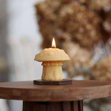 Load image into Gallery viewer, MUSHROOM CANDLE – 100% PURE BEESWAX