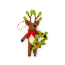 Load image into Gallery viewer, HOLIDAY ECO WOOL ORNAMENTS / FRESHENERS