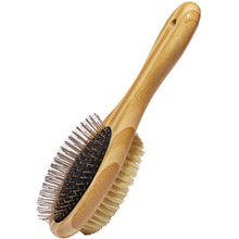 Load image into Gallery viewer, DOUBLE SIDED BAMBOO DOG BRUSH