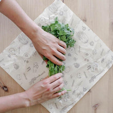 Load image into Gallery viewer, REUSABLE BEESWAX FOOD WRAP