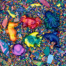 Load image into Gallery viewer, RECYCLED CRAYONS / Ocean Crayon Set