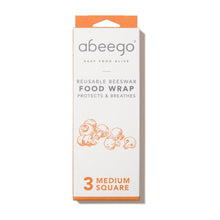 Load image into Gallery viewer, REUSABLE BEESWAX FOOD WRAP