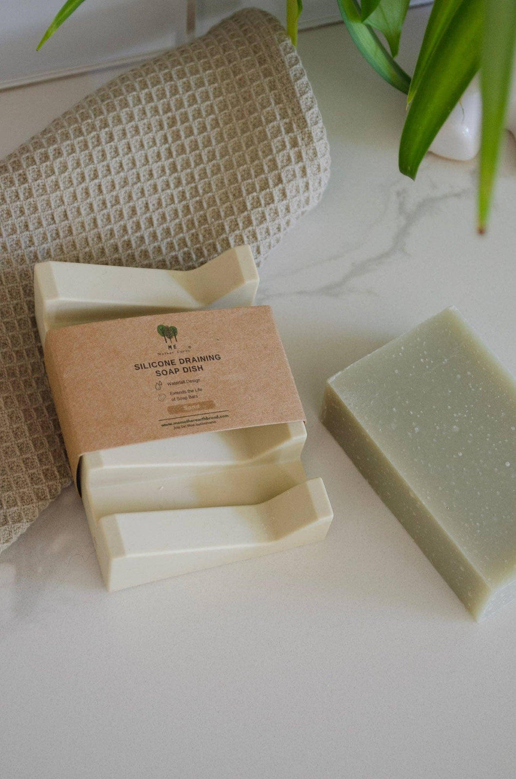 SILICONE DRAINING SOAP DISH