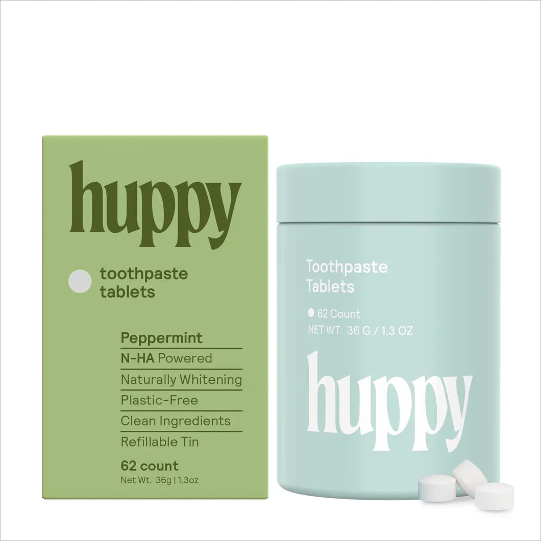 TOOTHPASTE TABLETS WITH NANO-HYDROXYAPATITE / HUPPY – Fill Happy