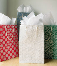 Load image into Gallery viewer, RECYCLED HOLIDAY GIFT BAG
