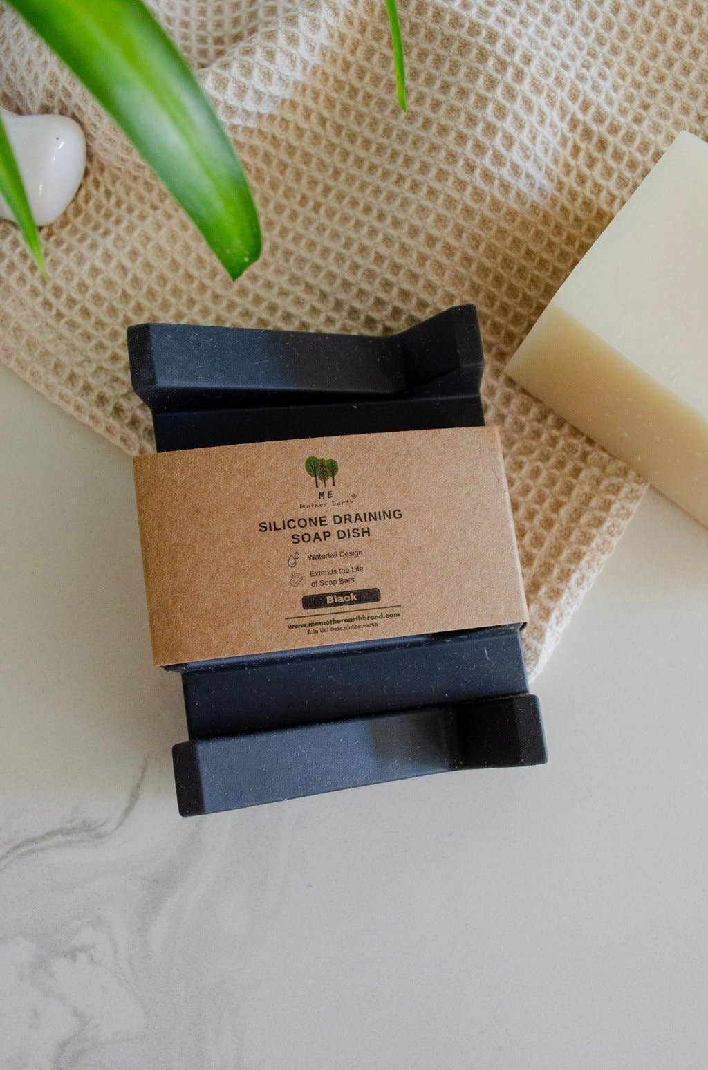 SILICONE DRAINING SOAP DISH