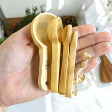 Load image into Gallery viewer, Bamboo Teaspoon Measuring Set

