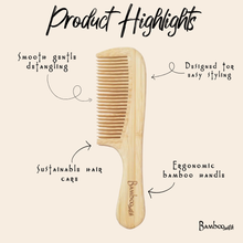 Load image into Gallery viewer, BAMBOO COMB
