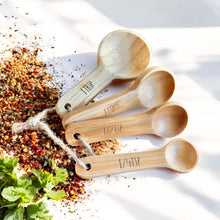Load image into Gallery viewer, Bamboo Teaspoon Measuring Set
