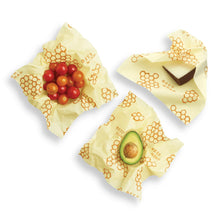 Load image into Gallery viewer, REUSABLE FOOD WRAP / 3 MEDIUM WRAPS
