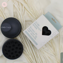 Load image into Gallery viewer, Wheat Straw + Silicone Scalp Massager Shampoo Brush
