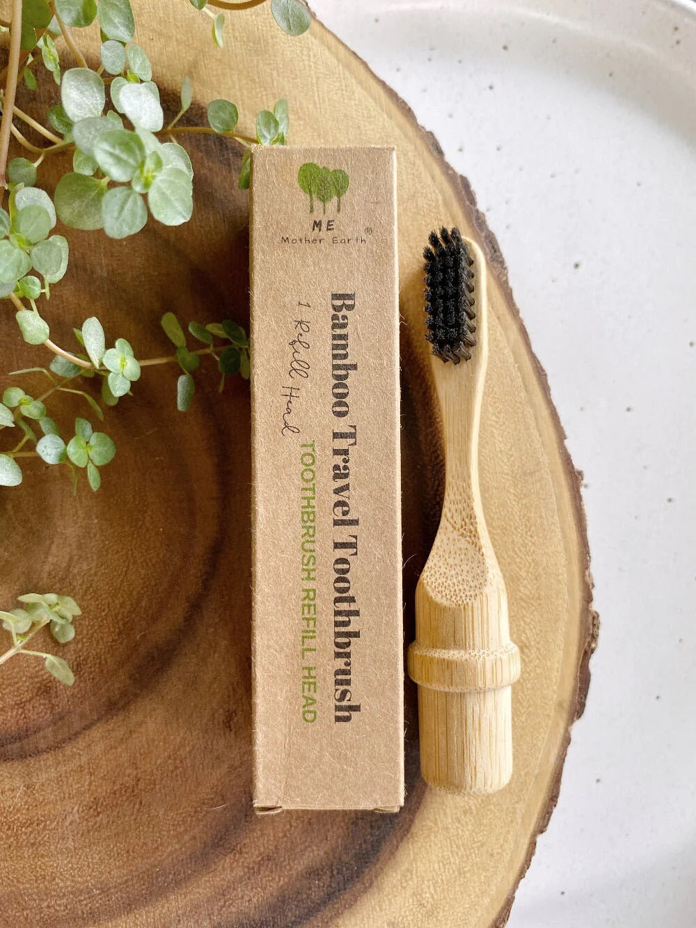 BAMBOO TRAVEL TOOTHBRUSH WITH CASE
