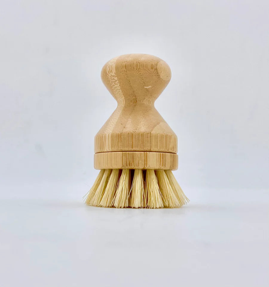 BAMBOO POT SCRUBBER / SOFT / WITH REPLACEABLE HEAD