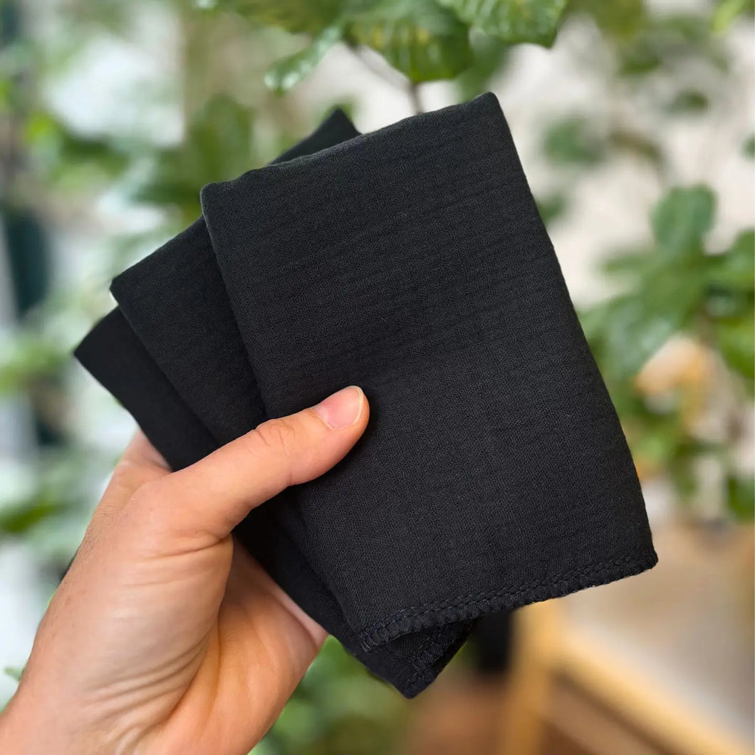 ORGANIC COTTON MUSLIN WASHCLOTHS / KITCHEN CLOTH / HANKIE