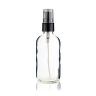GLASS BOTTLE WITH TREATMENT PUMP / 4 OZ