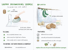 Load image into Gallery viewer, LOOFAH DISHWSHING SPONGE
