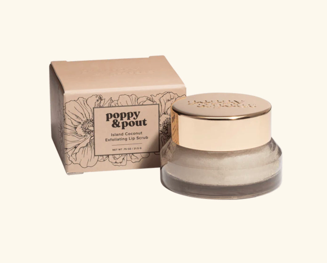 LIP SCRUB- POPPY & POUT