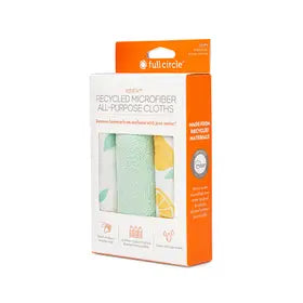 Recycled All-Purpose Microfiber Cloths (Set of 3)