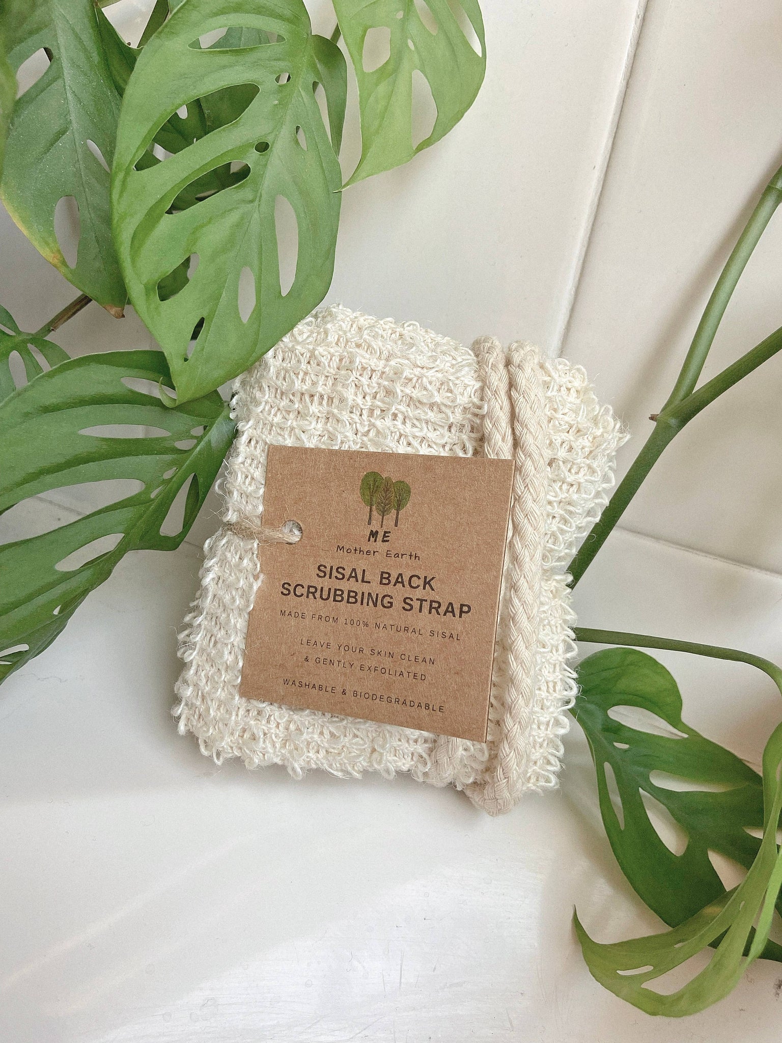 Fill Happy Sisal Back Exfoliating Strap