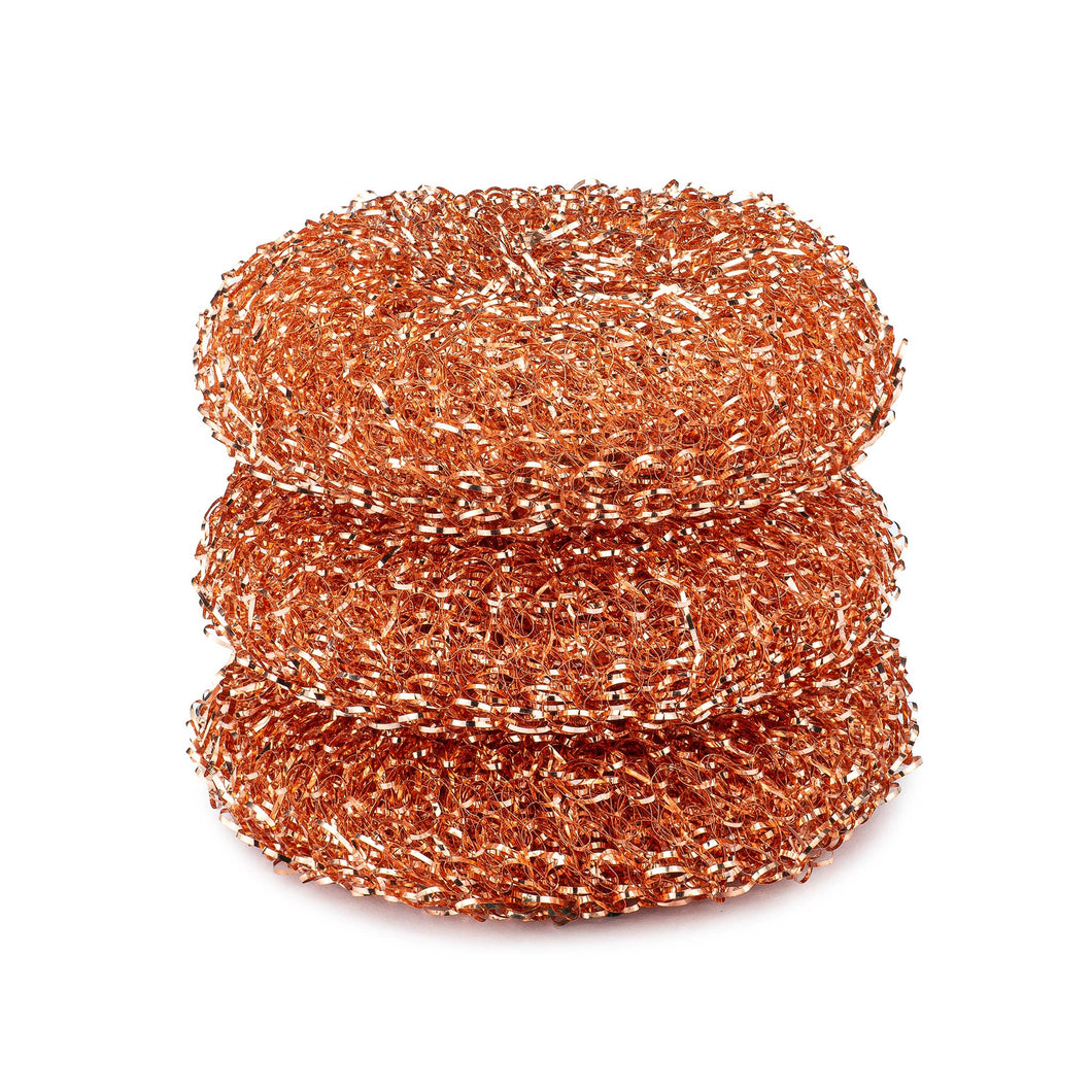 Antimicrobial Copper Scrubbers / 3-pack
