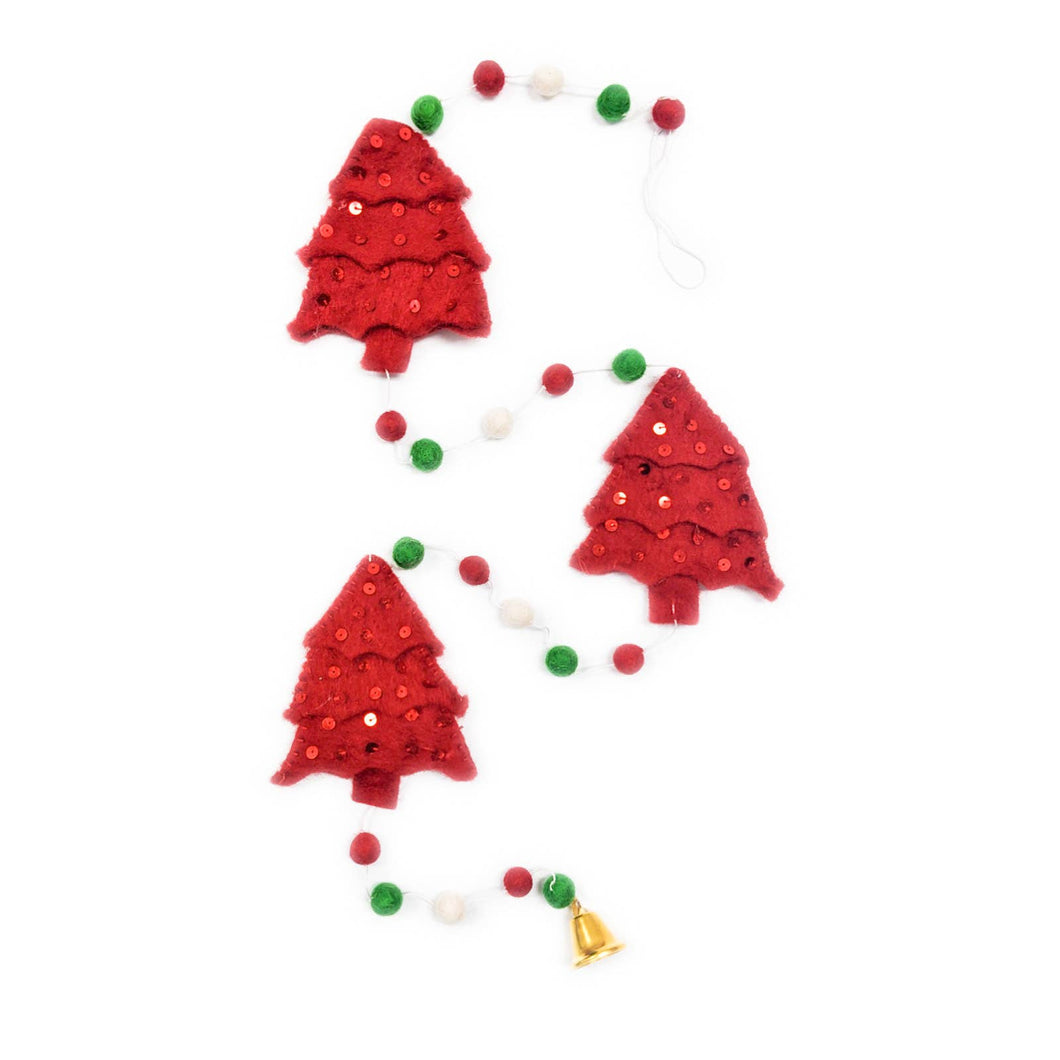 Red Tree Hanging Garlands/Ornaments - Unique