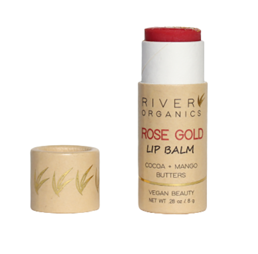 Vegan Lip Balm / Rose Gold