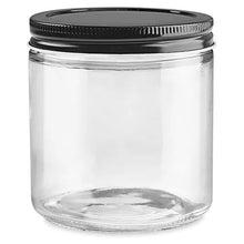 Load image into Gallery viewer, GLASS JAR WITH METAL LID
