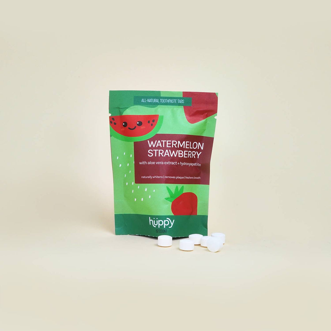 TOOTHPASTE TABLETS WITH HYDROXYAPATITE / WATERMELON STRAWBERRY