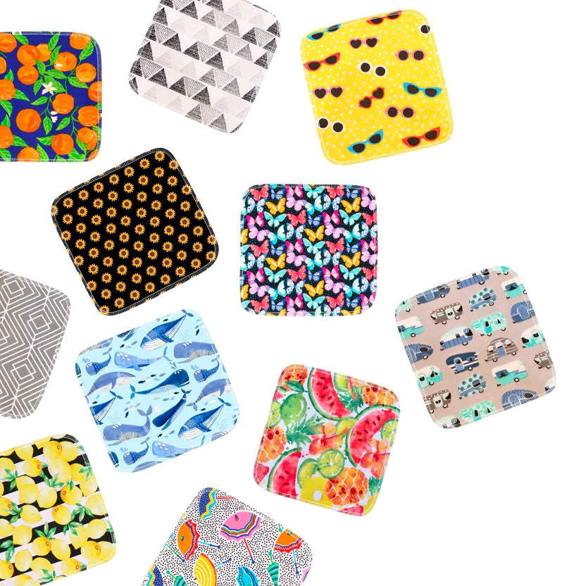 REUSABLE PAPER TOWELS / SURPRISE PRINTS (12-PACK)